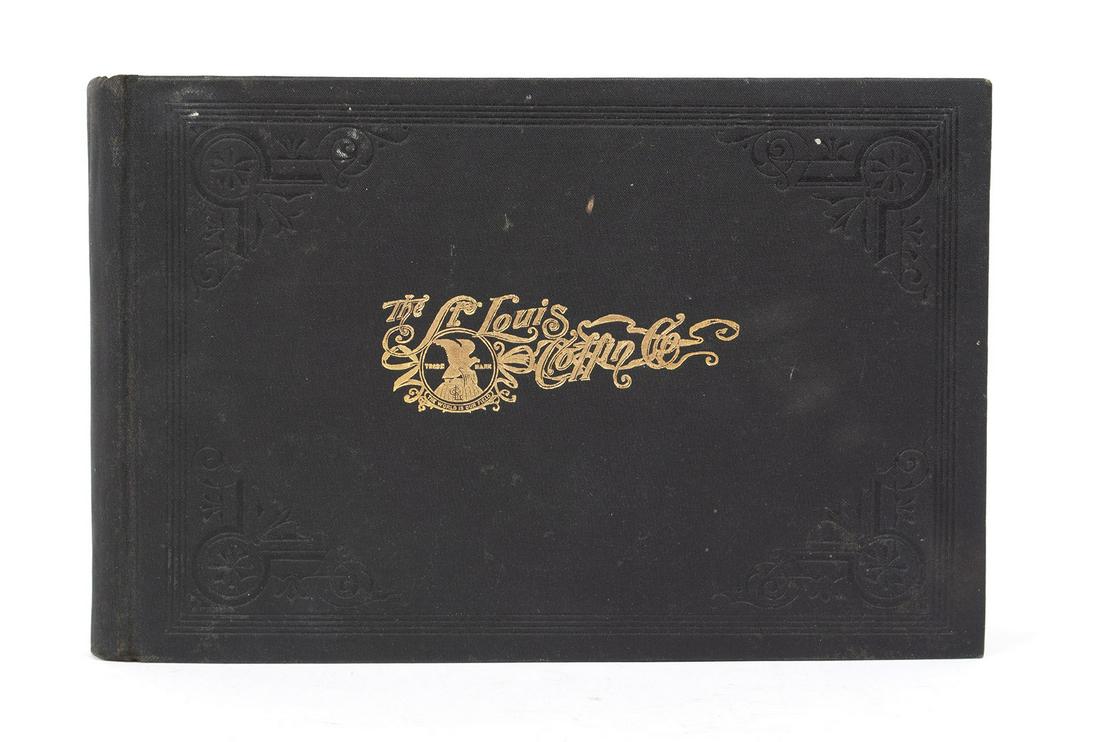 THE ST. LOUIS COFFIN CO. ADVERTISING CATALOG BOOK (1 of 7)