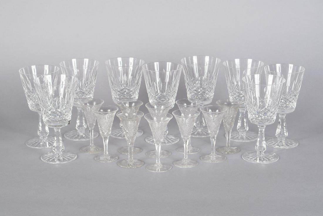 HAWKES AND WATERFORD CRYSTAL STEMWARE (1 of 8)