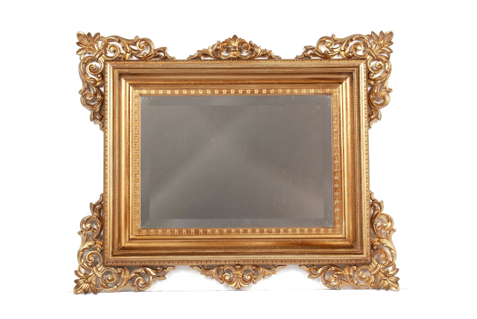 GILT FRAMED WALL MIRROR (1 of 4)