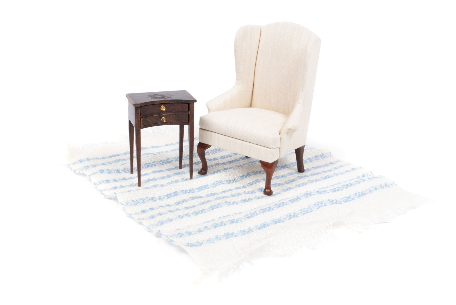 TRIO OF ARTISANAL MINIATURE FURNITURE (1 of 7)