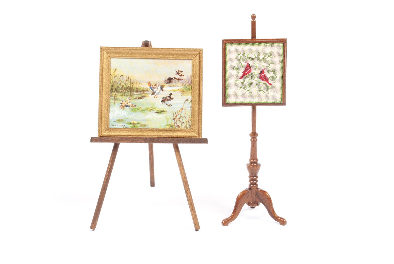 MINIATURE DUCK ARTWORK AND FIRESCREEN (1 of 5)