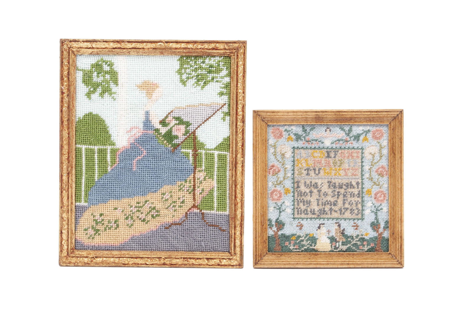 MINIATURE NEEDLEPOINT AFTER MARY RICHARDSON (1 of 7)