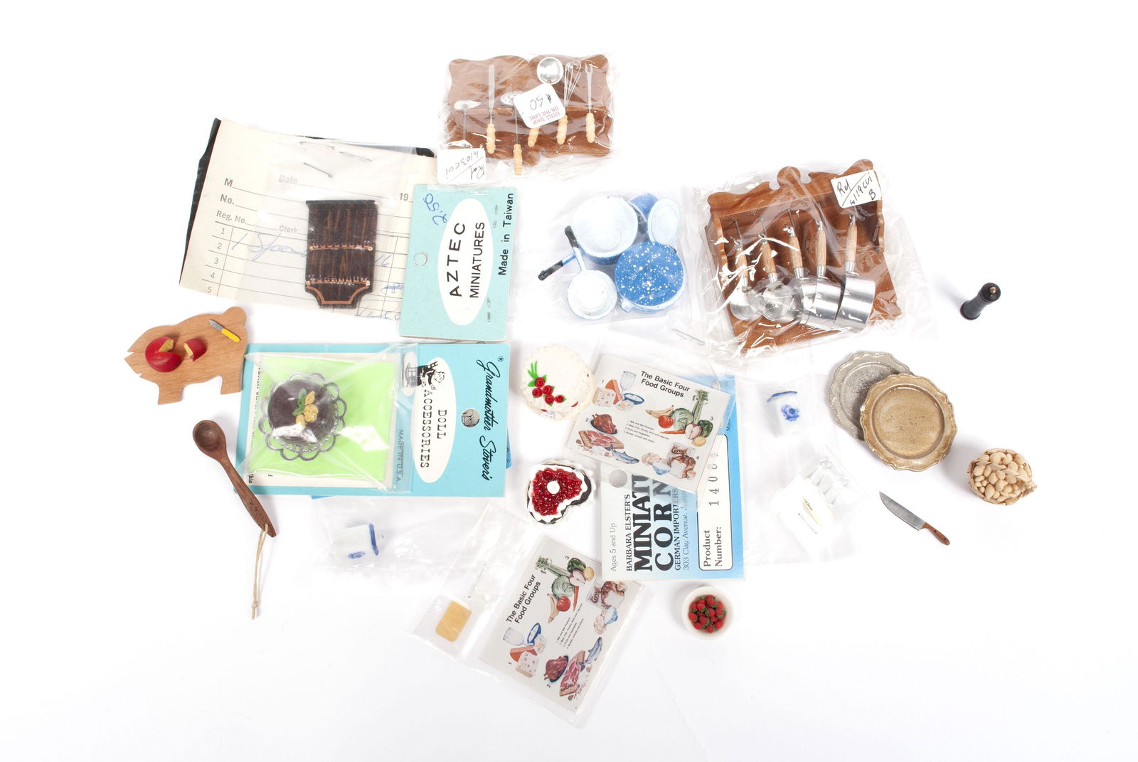 VAST MINIATURE KITCHEN OR BAKERY SET (1 of 8)