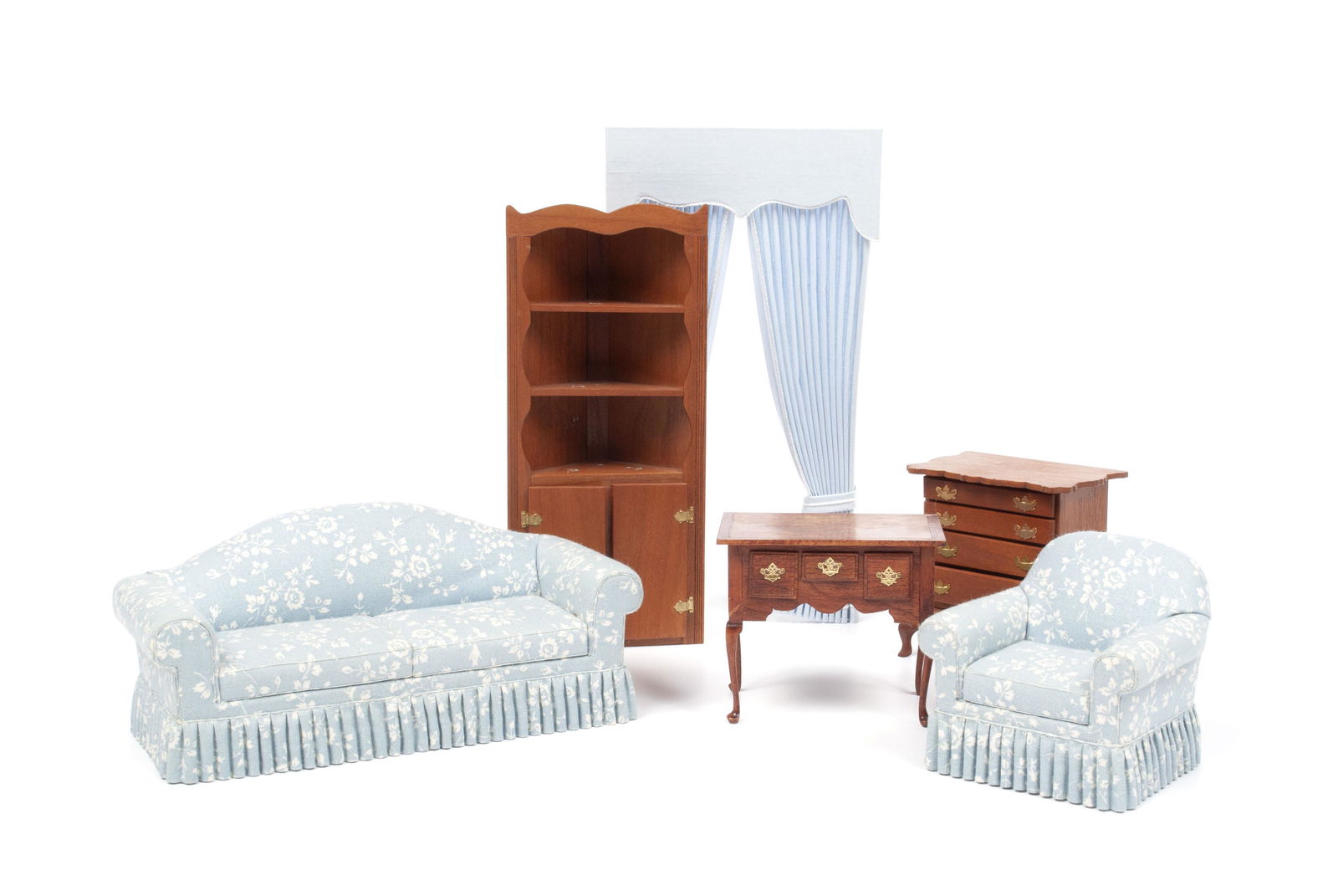 MINIATURE ARTISANAL LIVING ROOM SET (1 of 7)