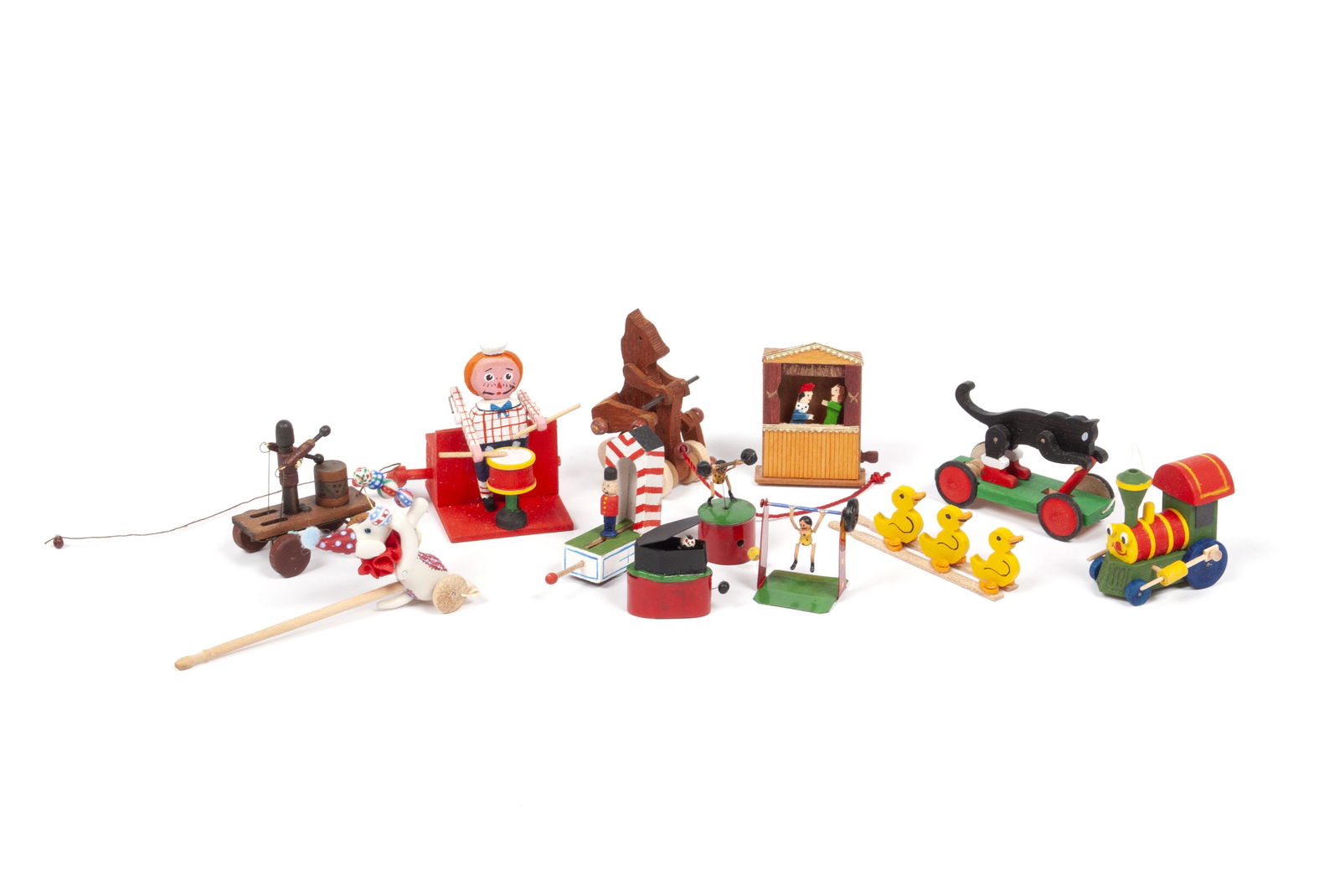 COLLECTION OF ARTISANAL MINIATURE MOVING TOYS (1 of 8)