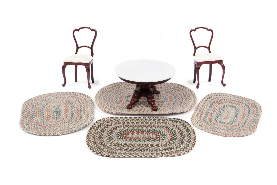 ASSORTED MINIATURE FURNITURE AND RUGS (1 of 12)
