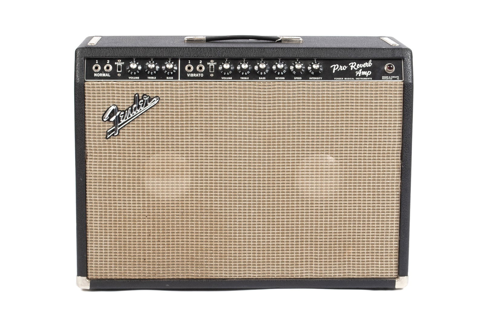 1966 FENDER PRO-REVERB BLACK FACE AMPLIFIER (1 of 7)