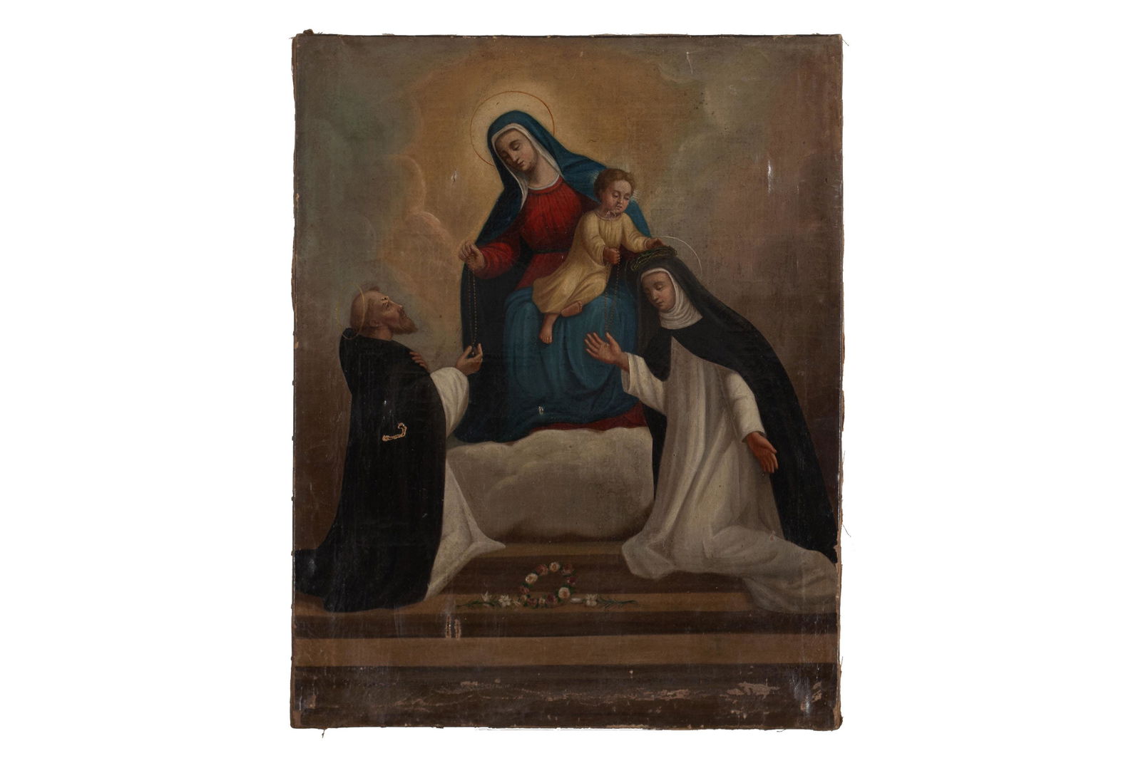 PAINTING OF MADONNA AND CHILD (CONTINENTAL SCHOOL, 18TH (1 of 6)