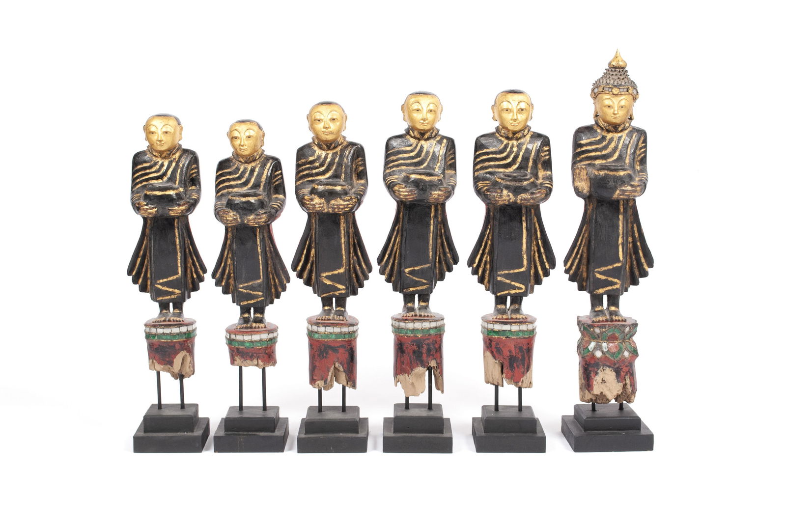 TEMPLE BODHISATTVA AND FIVE ATTENDANTS (1 of 5)