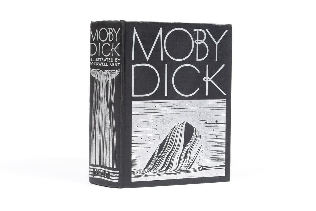 ILLUSTRATED MOBY DICK OR THE WHALE: ILLUSTRATED MOBY DICK OR THE WHALEHerman Melville, Random House, New York. First Trade Edition, 1930. Illustrations by Rockwell Kent (American, 1882-1971).