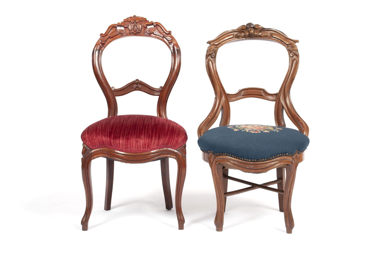 PAIRING OF UPHOLSTERED SIDE CHAIRS (1 of 6)