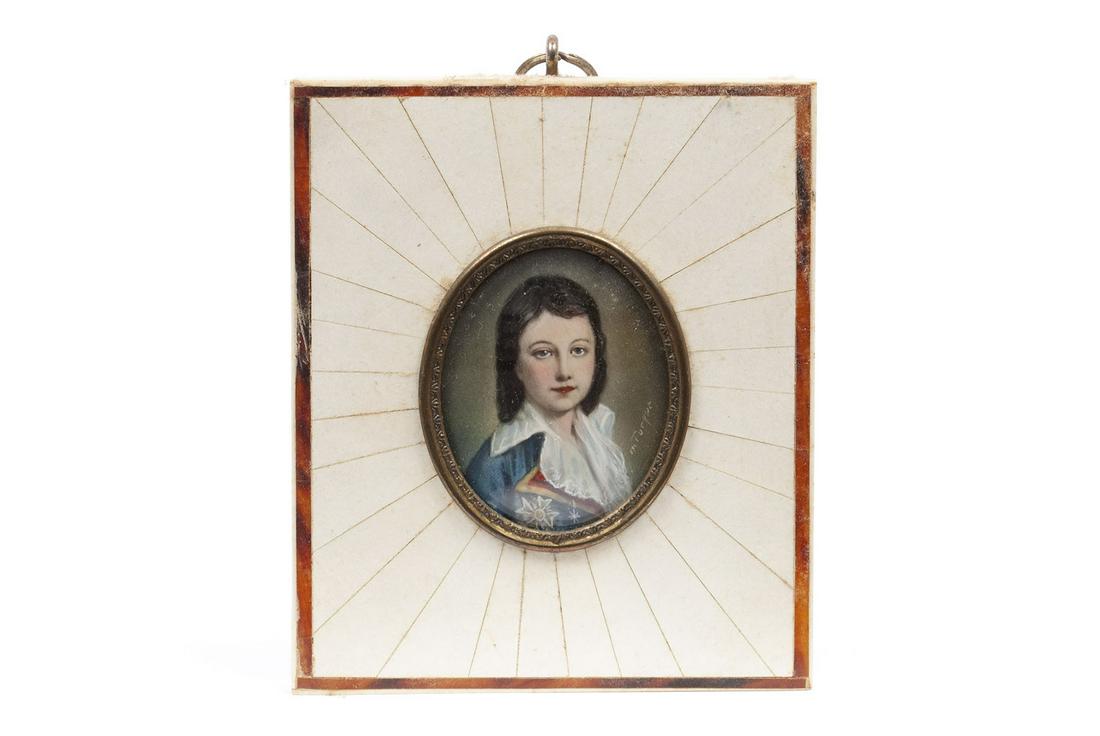 MINIATURE PORCELAIN PLAQUE (1 of 4)