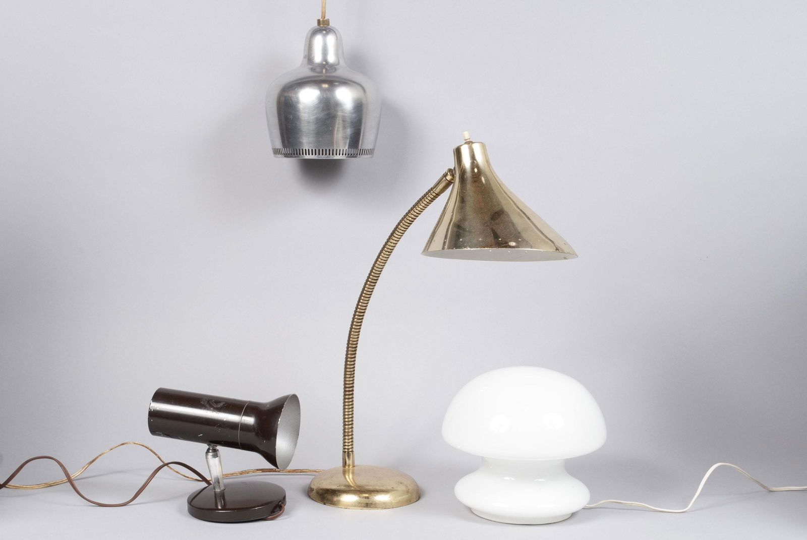 ASSORTMENT OF FOUR MCM LIGHTS AND LAMPS INCLUDING ALVAR (1 of 10)