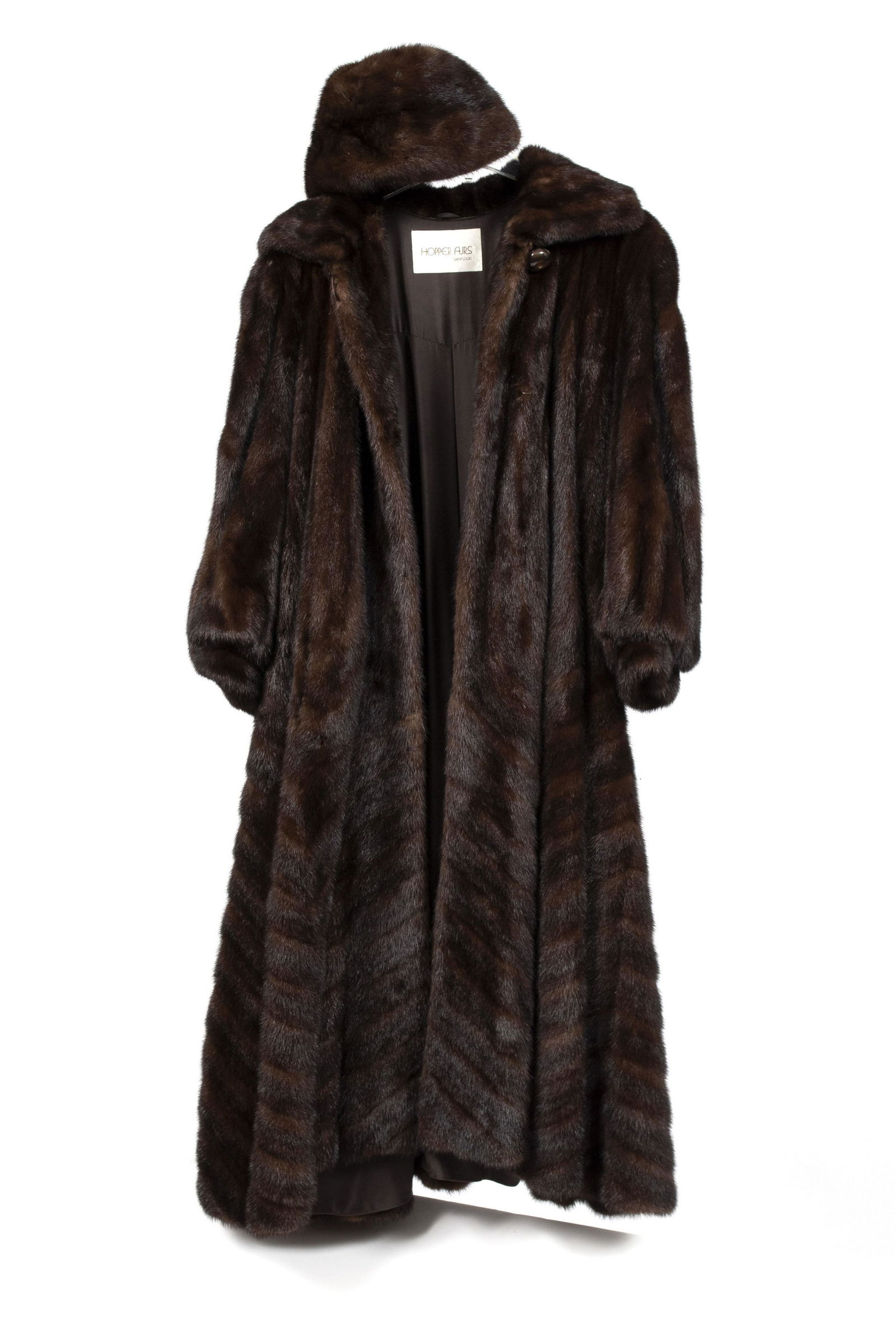 HOPPER FURS MATCHING MINK COAT AND HAT (1 of 8)