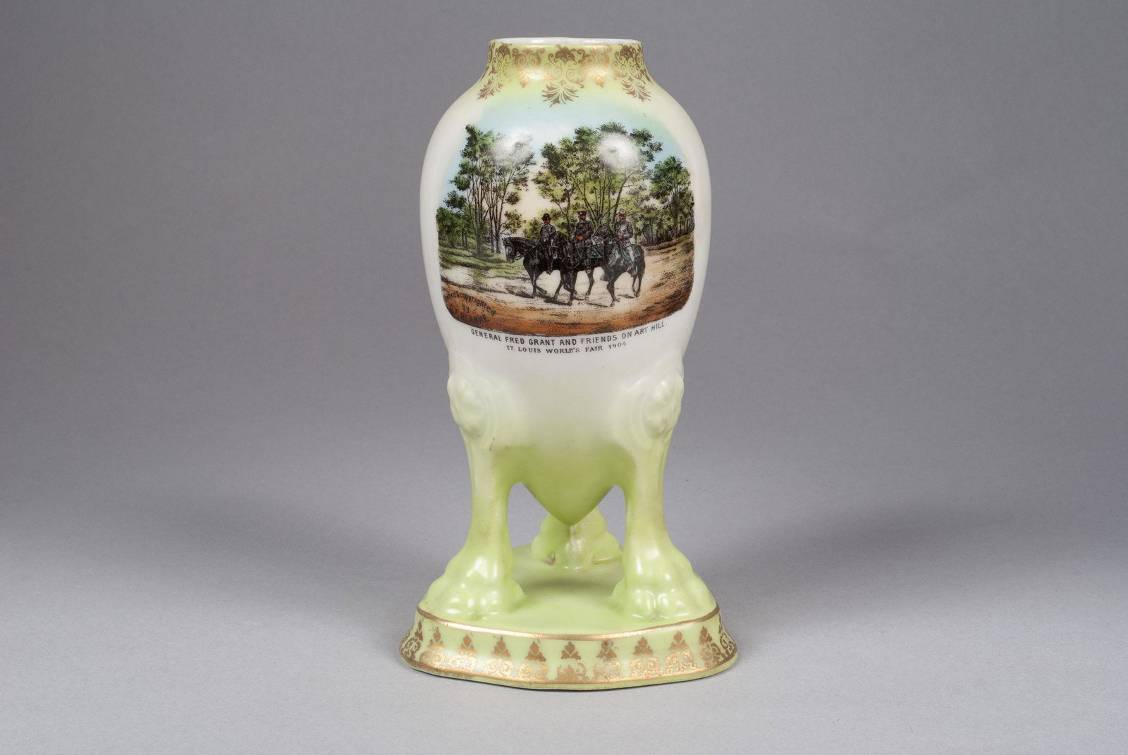 1904 ST. LOUIS WORLD'S FAIR GRANT'S CABIN VASE (1 of 5)