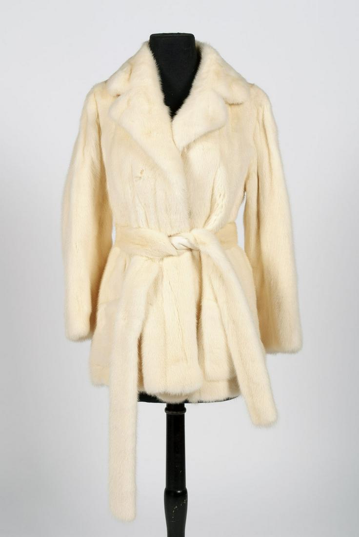 WHITE MINK COAT (1 of 4)