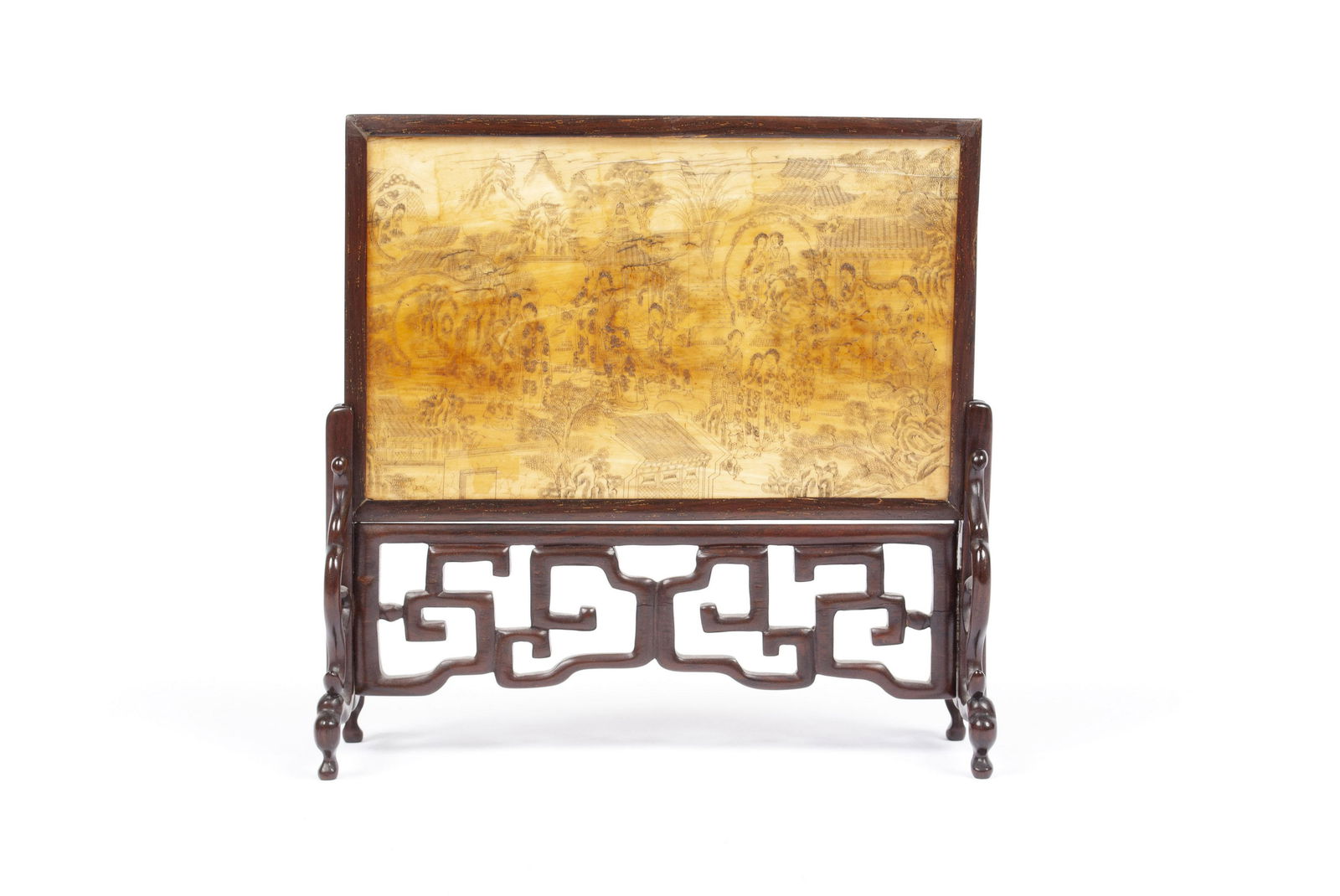 CHINESE CARVED TABLE SCREEN (1 of 7)