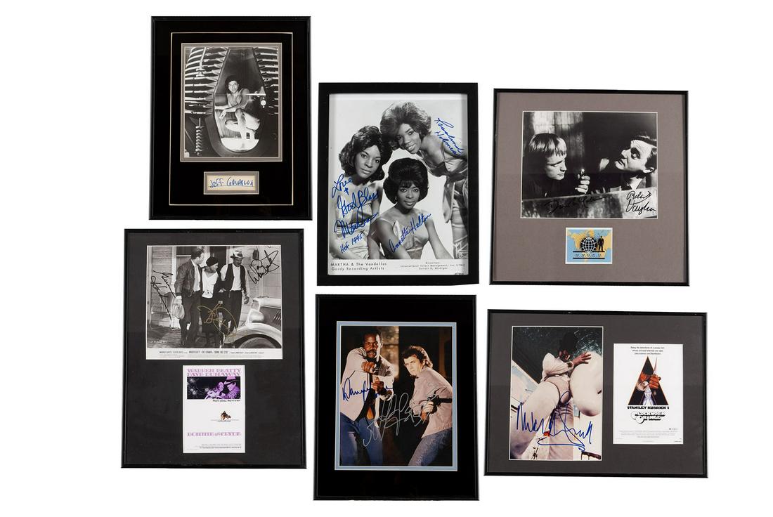 SIX HOLLYWOOD AUTOGRAPHED PHOTOGRAPHS (1 of 12)