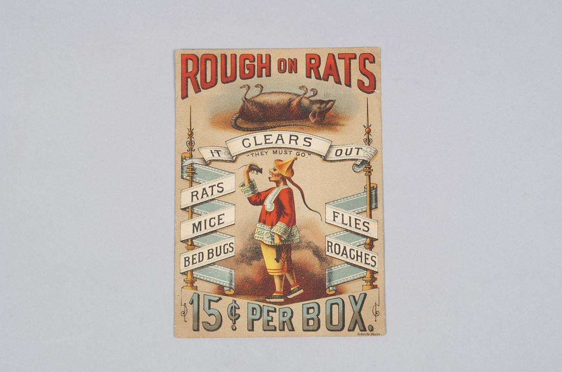 ROUGH ON RATS EPHEMERA ADVERTISING SHEET (1 of 6)