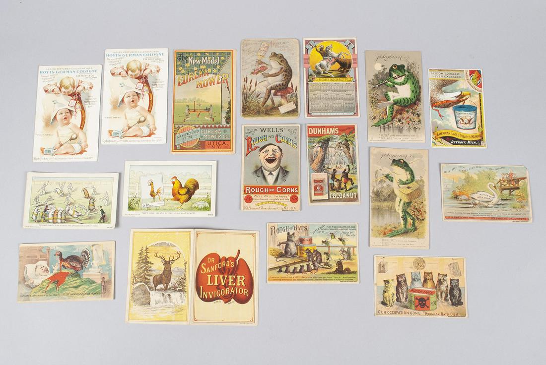 COLLECTION OF ADVERTISING TRADE CARDS AND CALENDARS (1 of 5)
