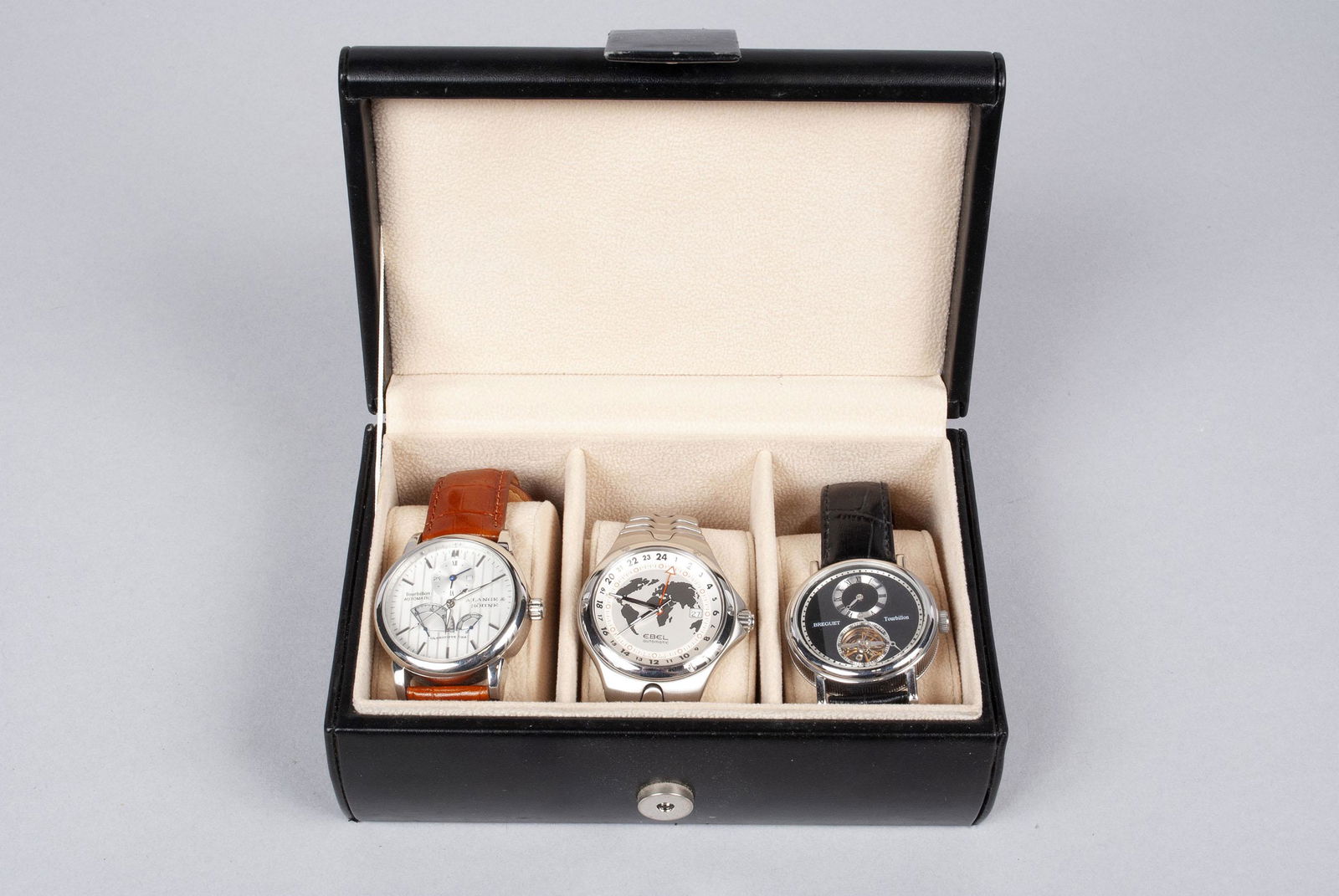A. LANGE & SOHNE AND EBEL WATCHES WITH WATCH CASE (1 of 4)