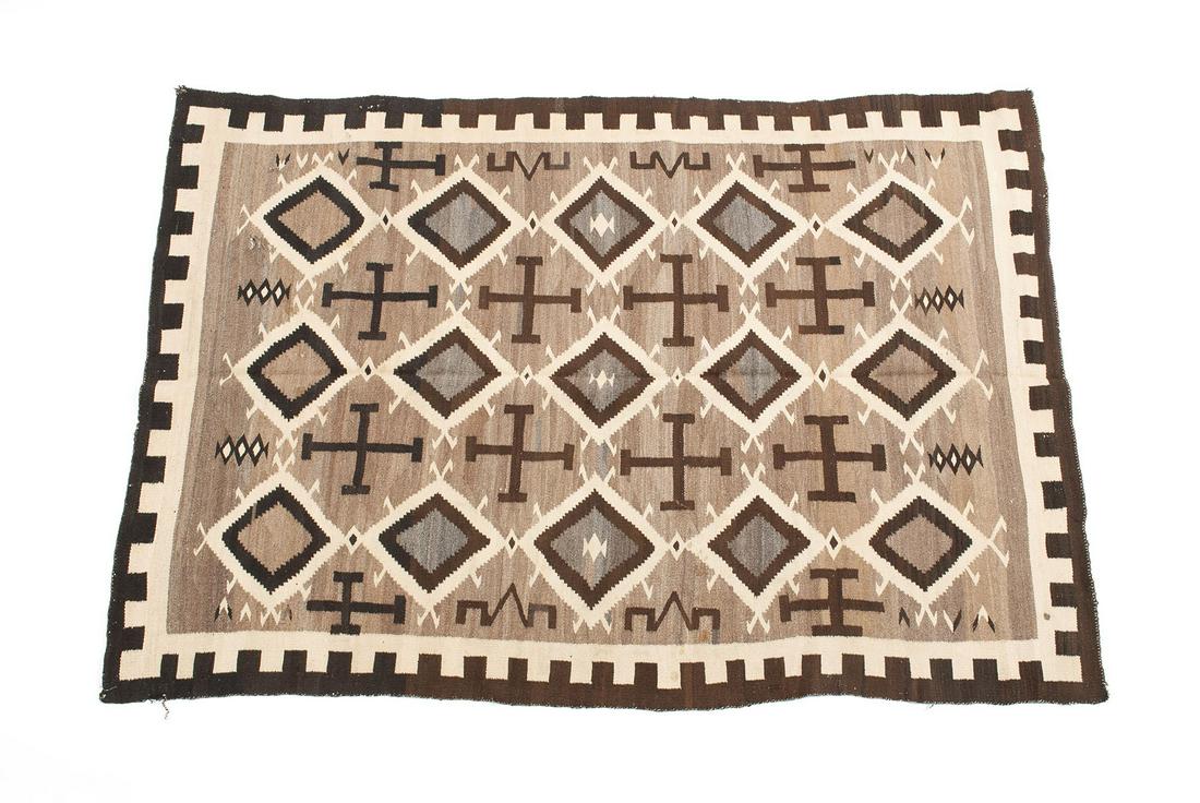 NATIVE AMERICAN AREA RUG / BLANKET (1 of 6)