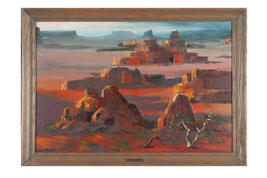 OIL LANDSCAPE BY R.E. COLLINS (1 of 3)