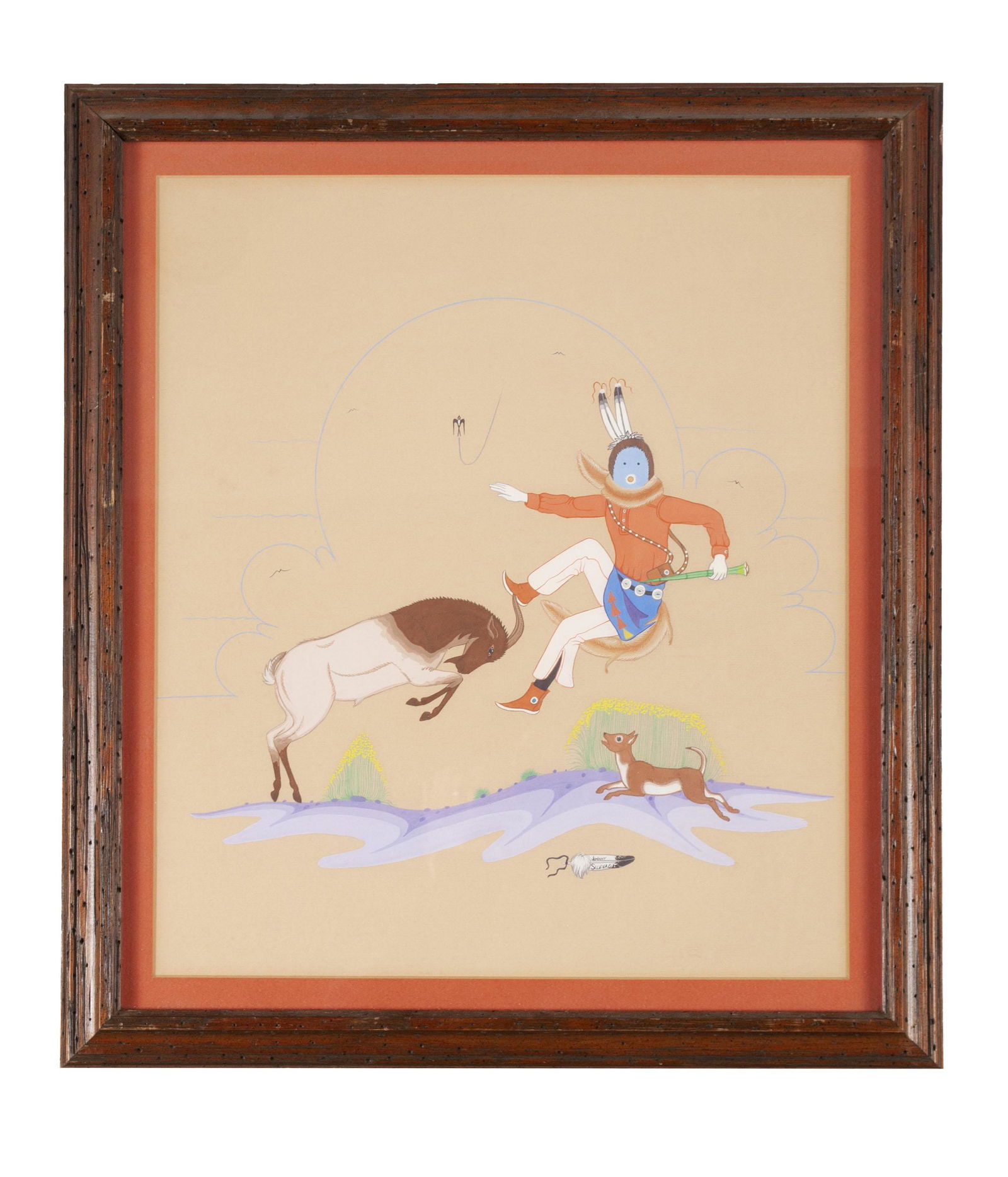 JOHNNY SECATERO (DINE NAVAJO, 1945-2010) (1 of 3)