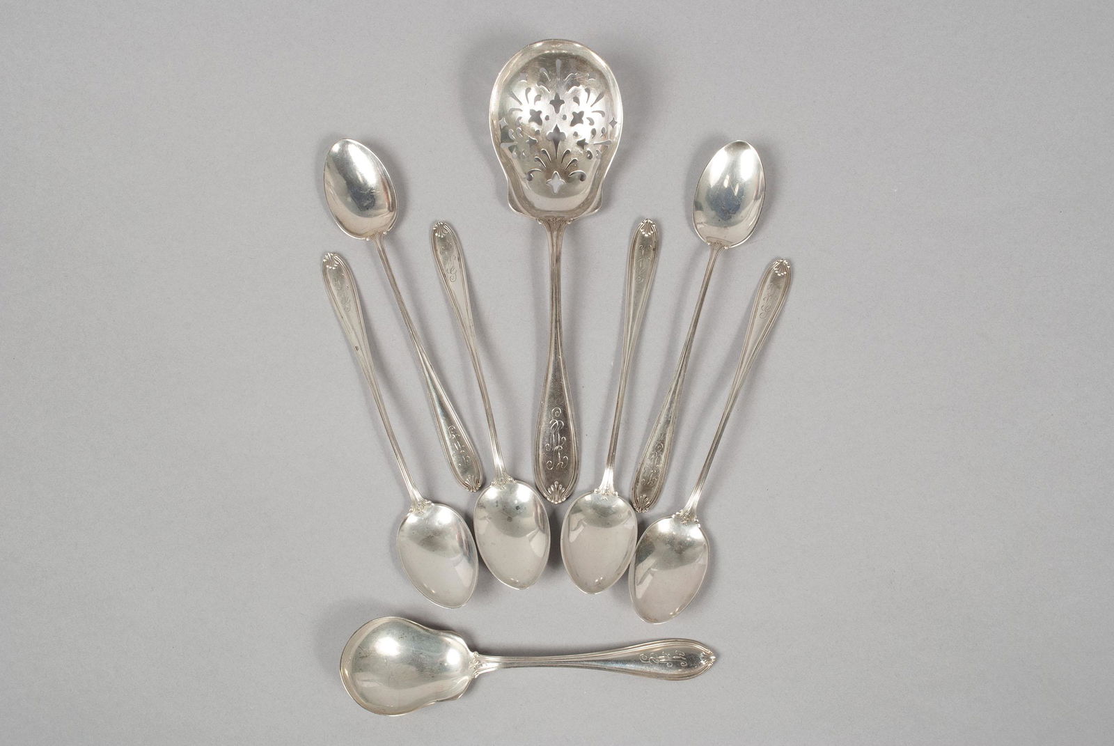 EIGHT PIECES OF STERLING FLATWARE BY SIMPSON, HALL & (1 of 5)