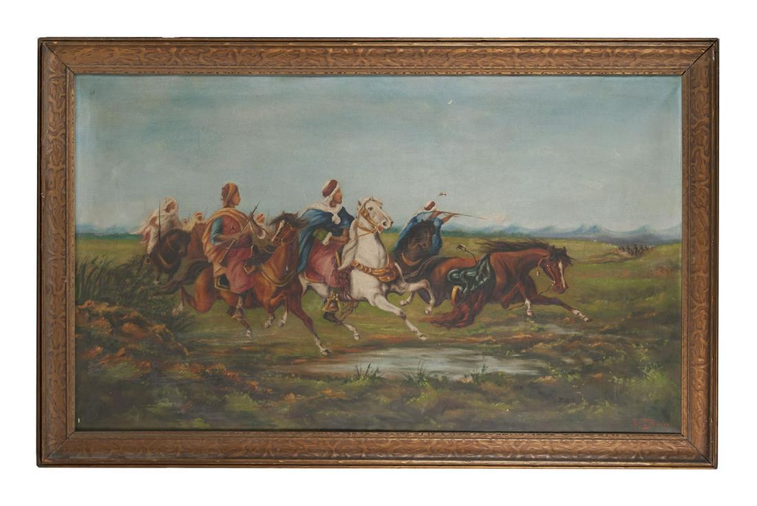 ARABIAN HUNT SCENE (1 of 5)