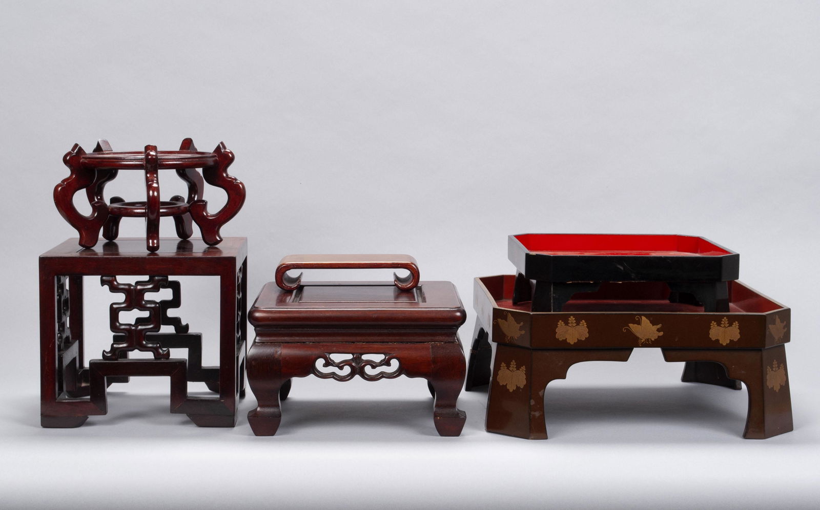 ASIAN WOODEN DISPLAY STANDS (1 of 4)