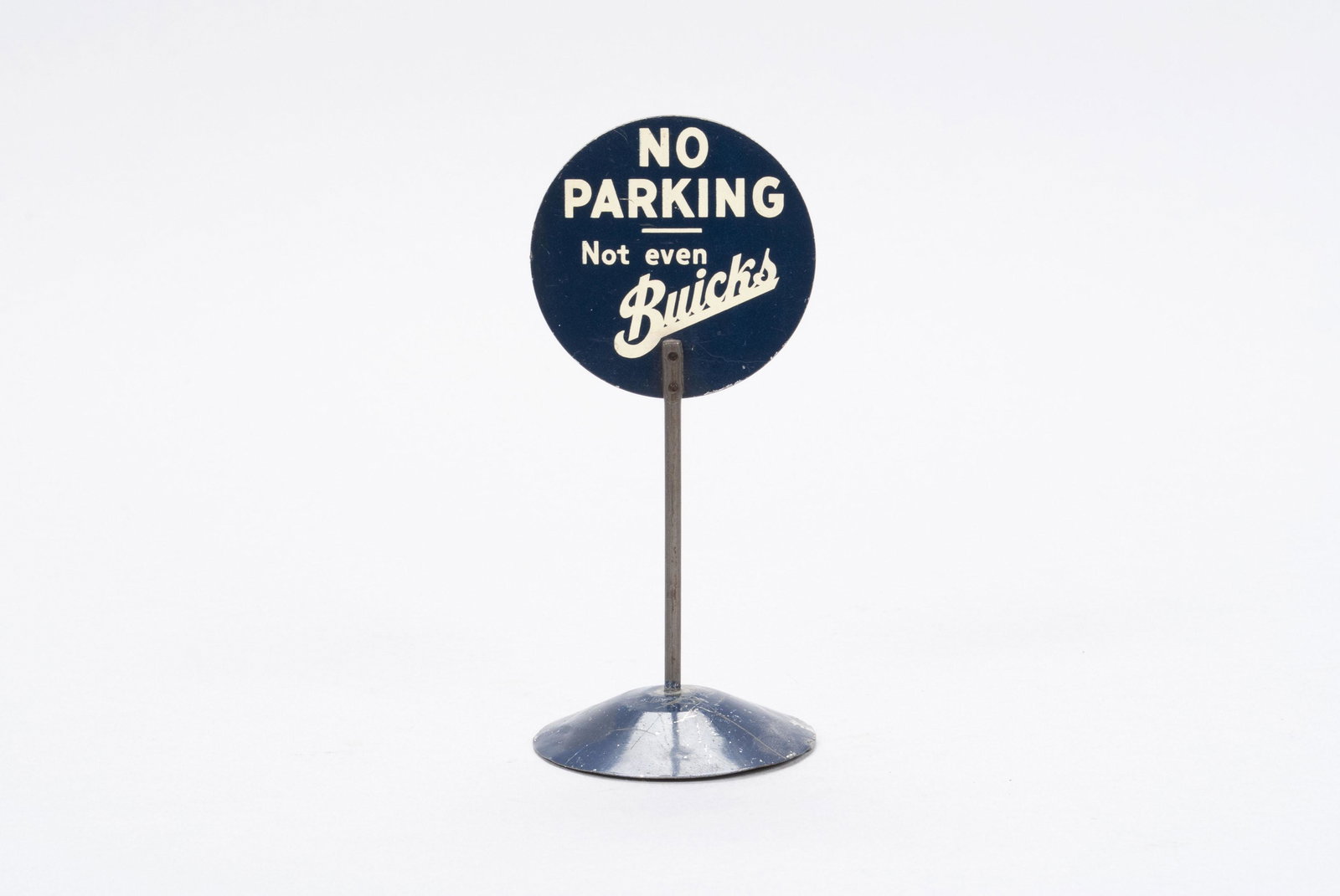 "NO PARKING - NOT EVEN BUICKS" TOY SIGN (1 of 3)