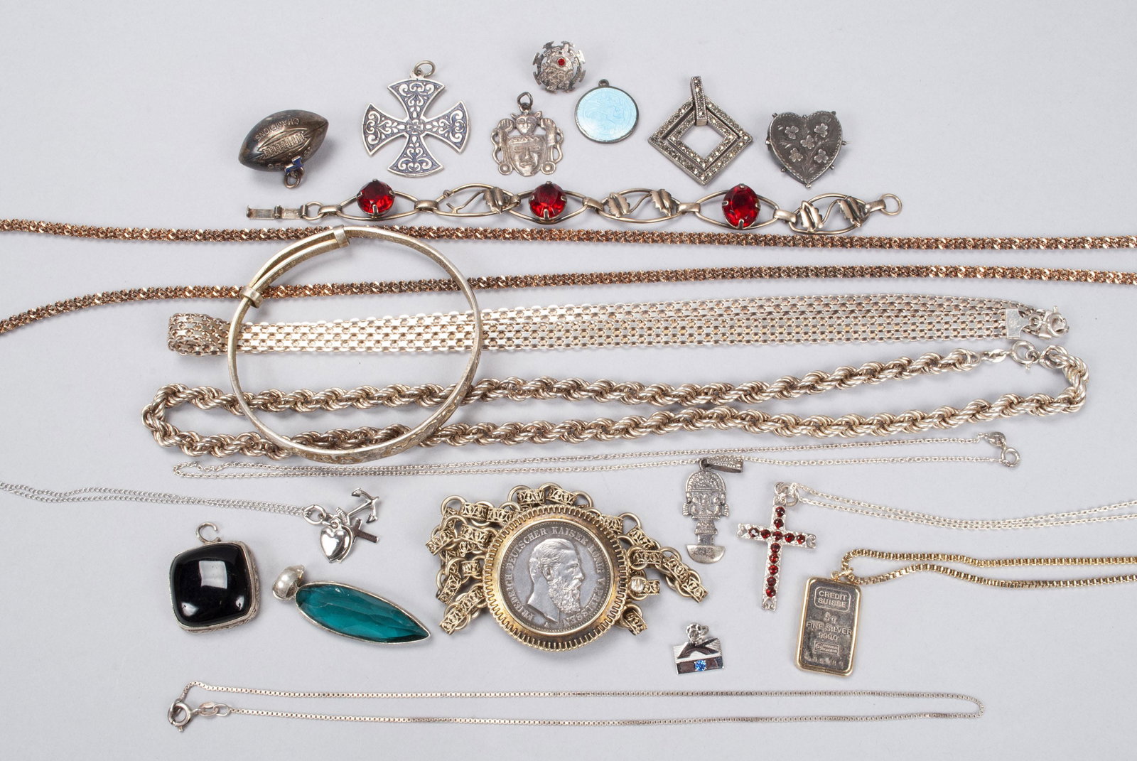 COLLECTION OF STERLING SILVER JEWELRY (1 of 7)