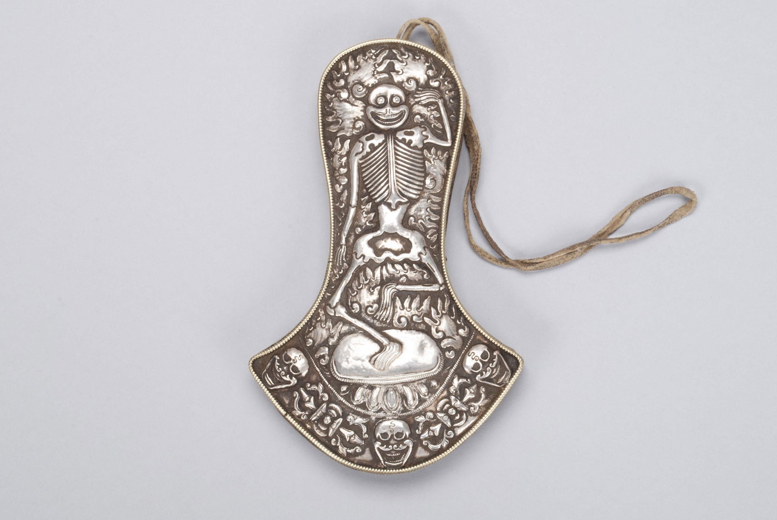 TIBETAN SILVER REPOUSSE NEEDLE POUCH (1 of 8)