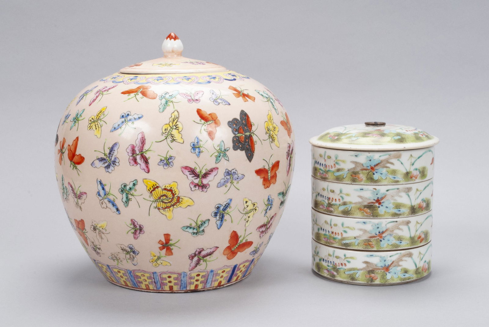 TWO PIECES CHINESE PORCELAIN (1 of 11)