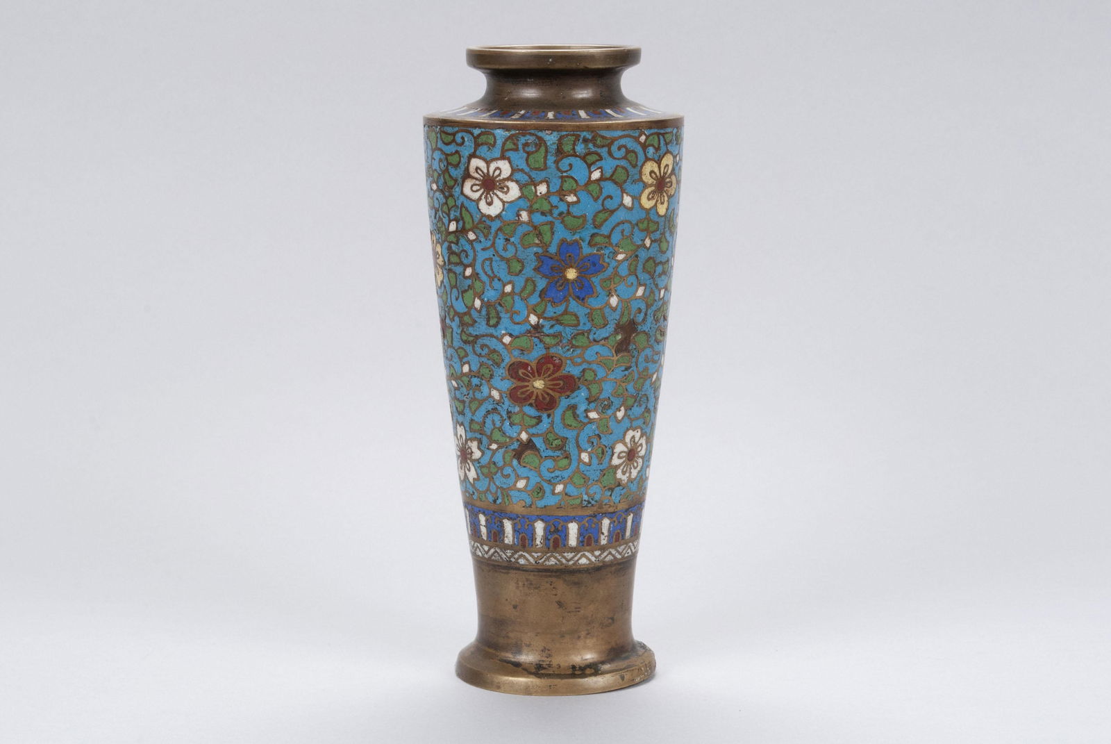 JAPANESE CHAMPLEVE VASE (1 of 7)