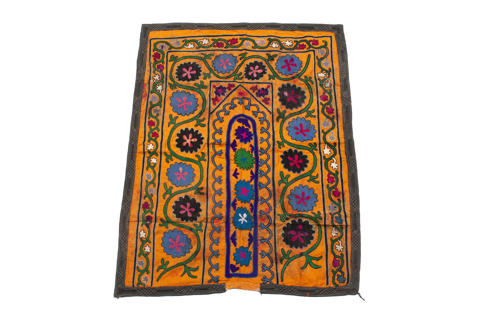 UZBEK EMBROIDERED SUZANI PRAYER ARCH (1 of 9)