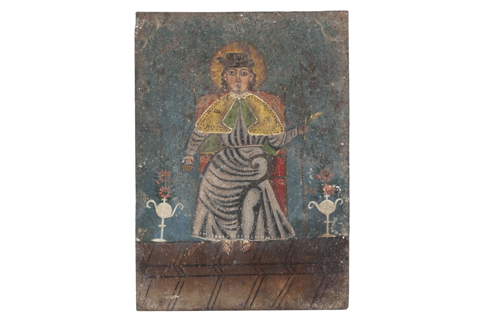 MEXICAN FOLK ART RETABLO (1 of 6)