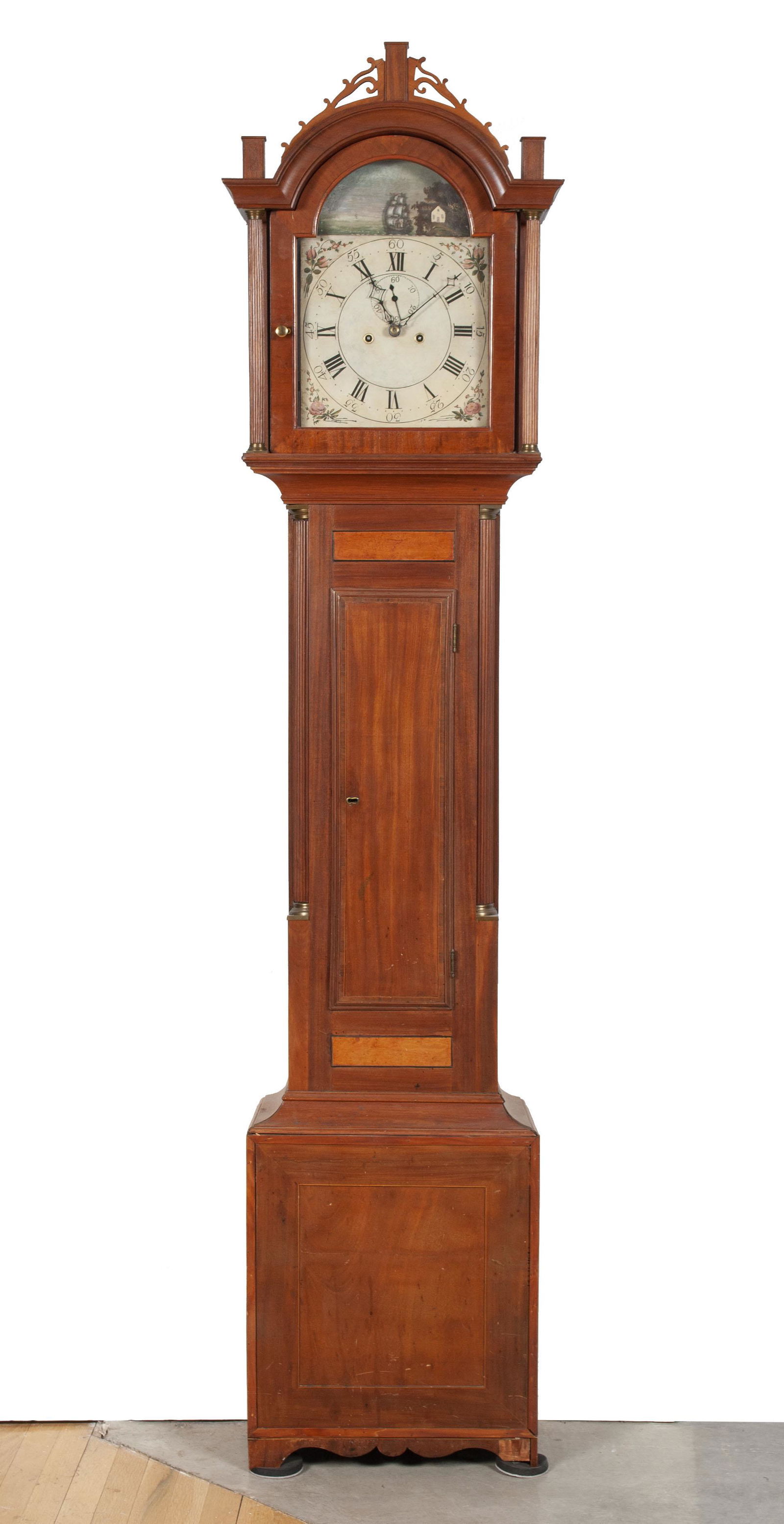 AMERICAN TALL CASE CLOCK (1 of 8)