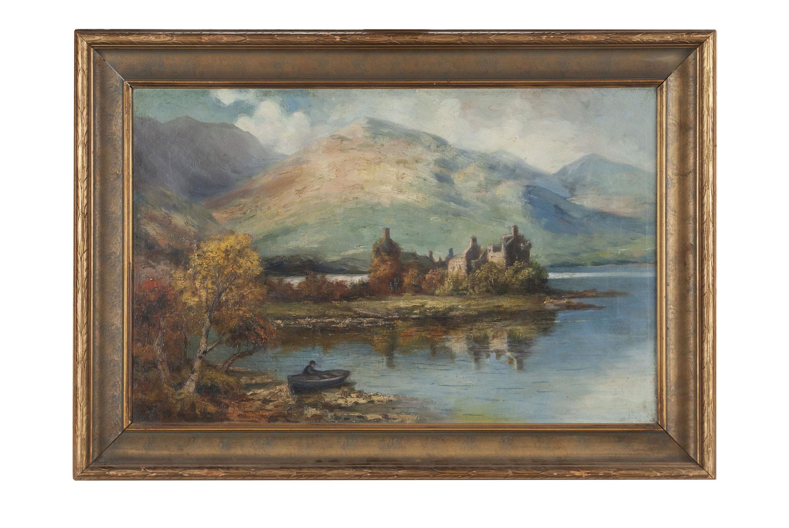 MOUNTAIN LANDSCAPE SIGNED J.S. SCOTT (1 of 7)