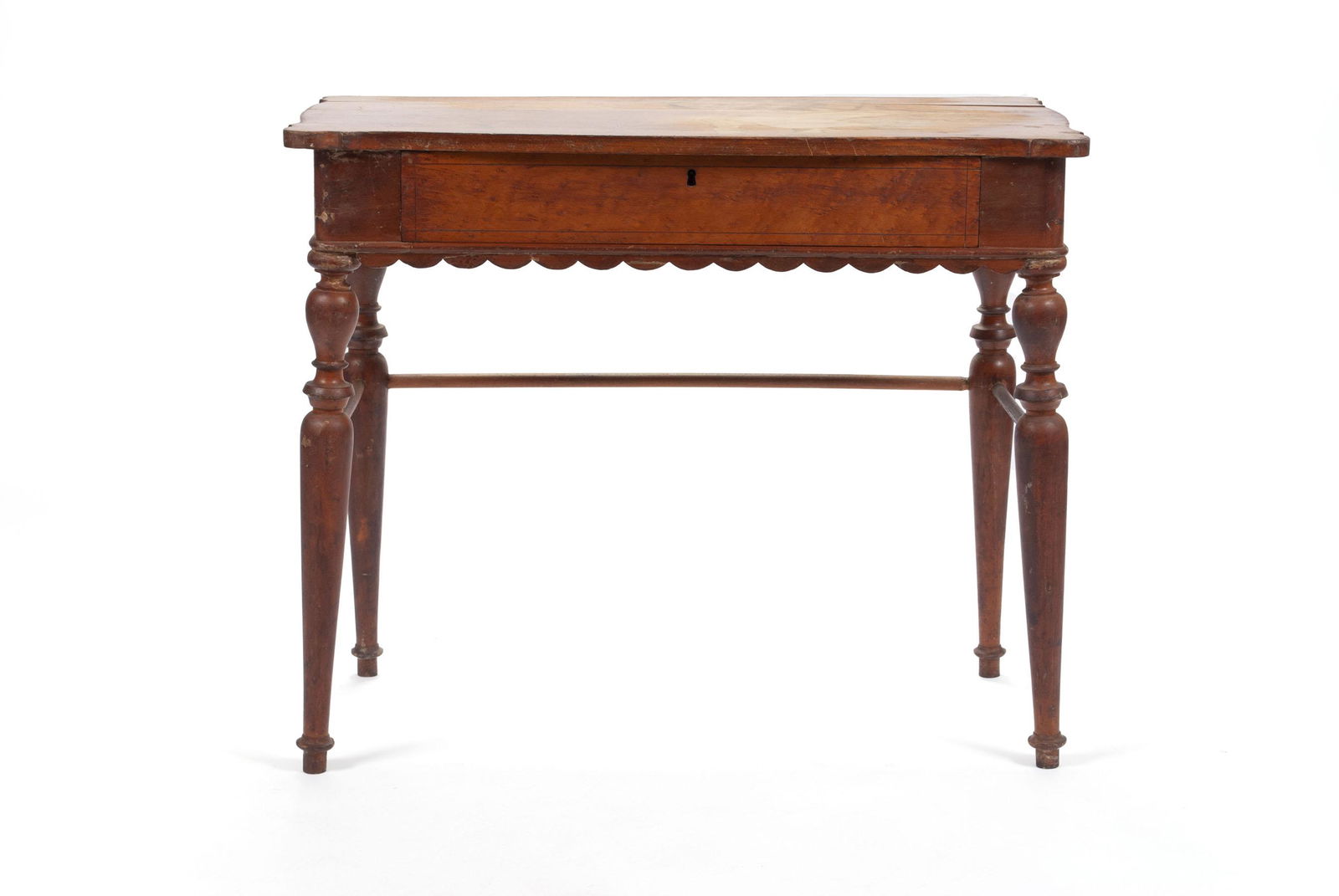 MAPLE SINGLE DRAWER SIDE TABLE (1 of 7)