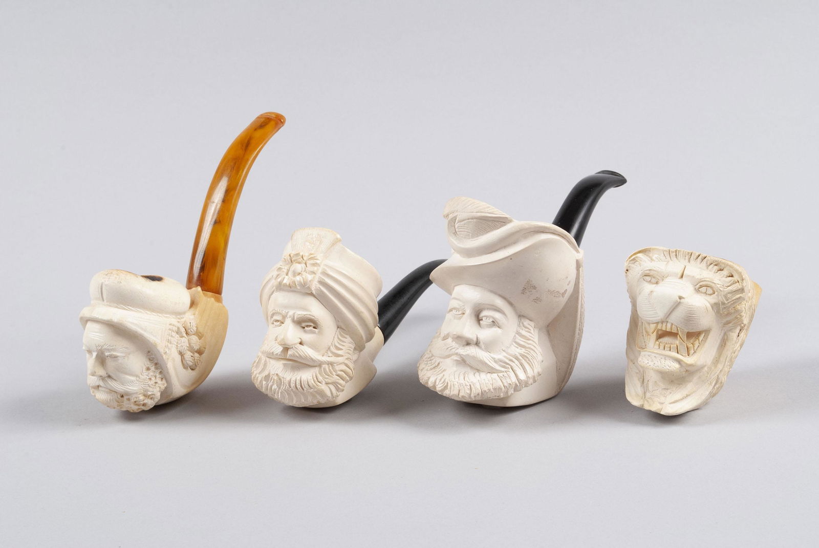 FOUR (4) MEERSCHAUM PIPES (1 of 8)