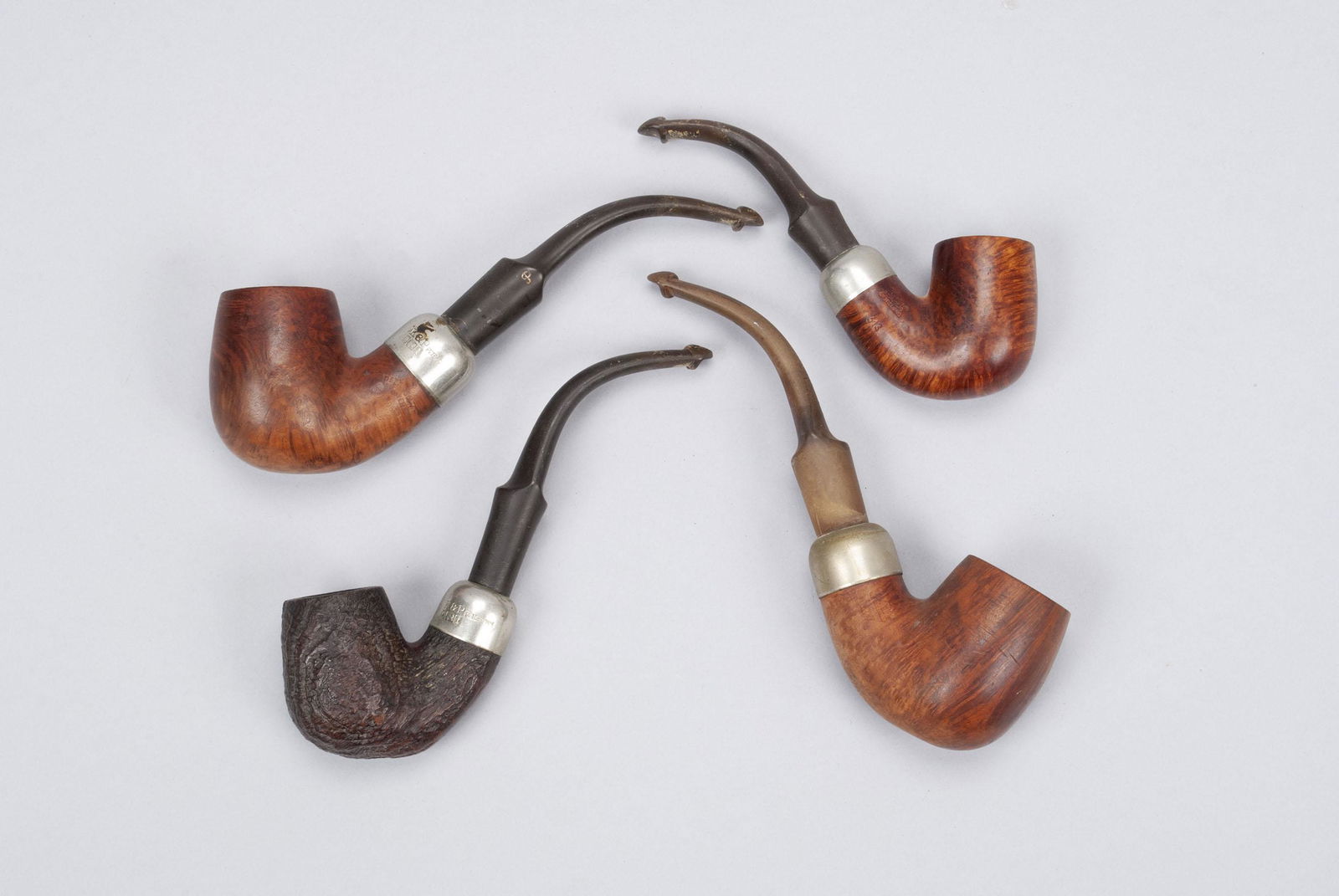 COLLECTION OF FOUR 4 K&P PETERSON'S ESTATE SMOKING PIPES (1 of 8)