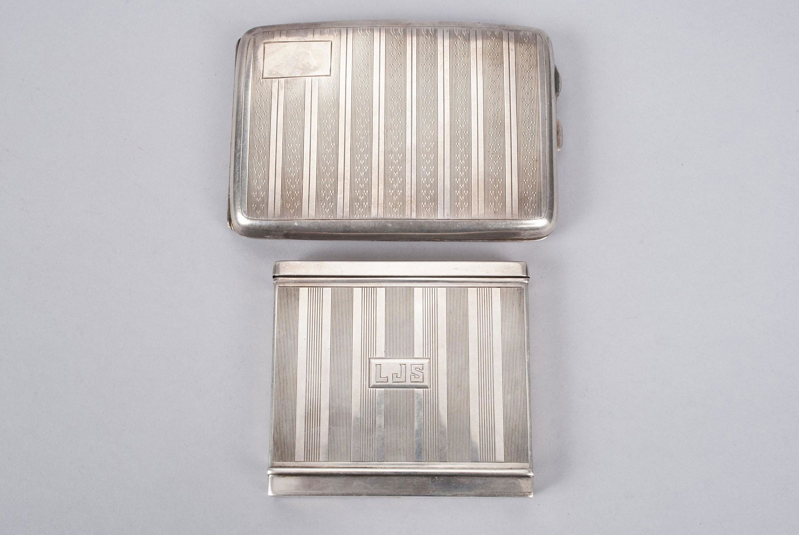 BRITISH EDWARDIAN HALLMARKED SILVER CIGARETTE CASES (1 of 20)