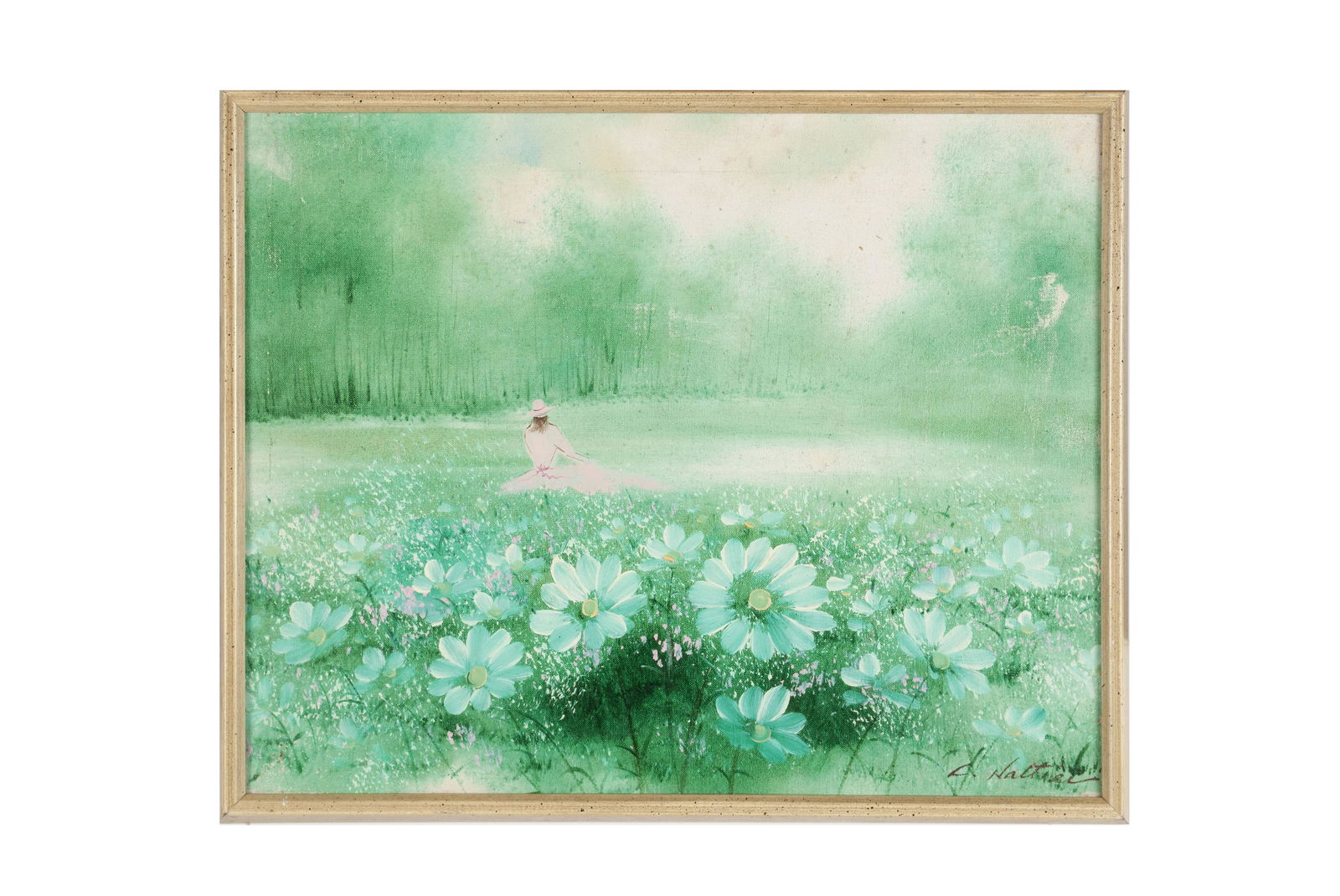 OIL LANDSCAPE BY C. HATTIER (1 of 6)