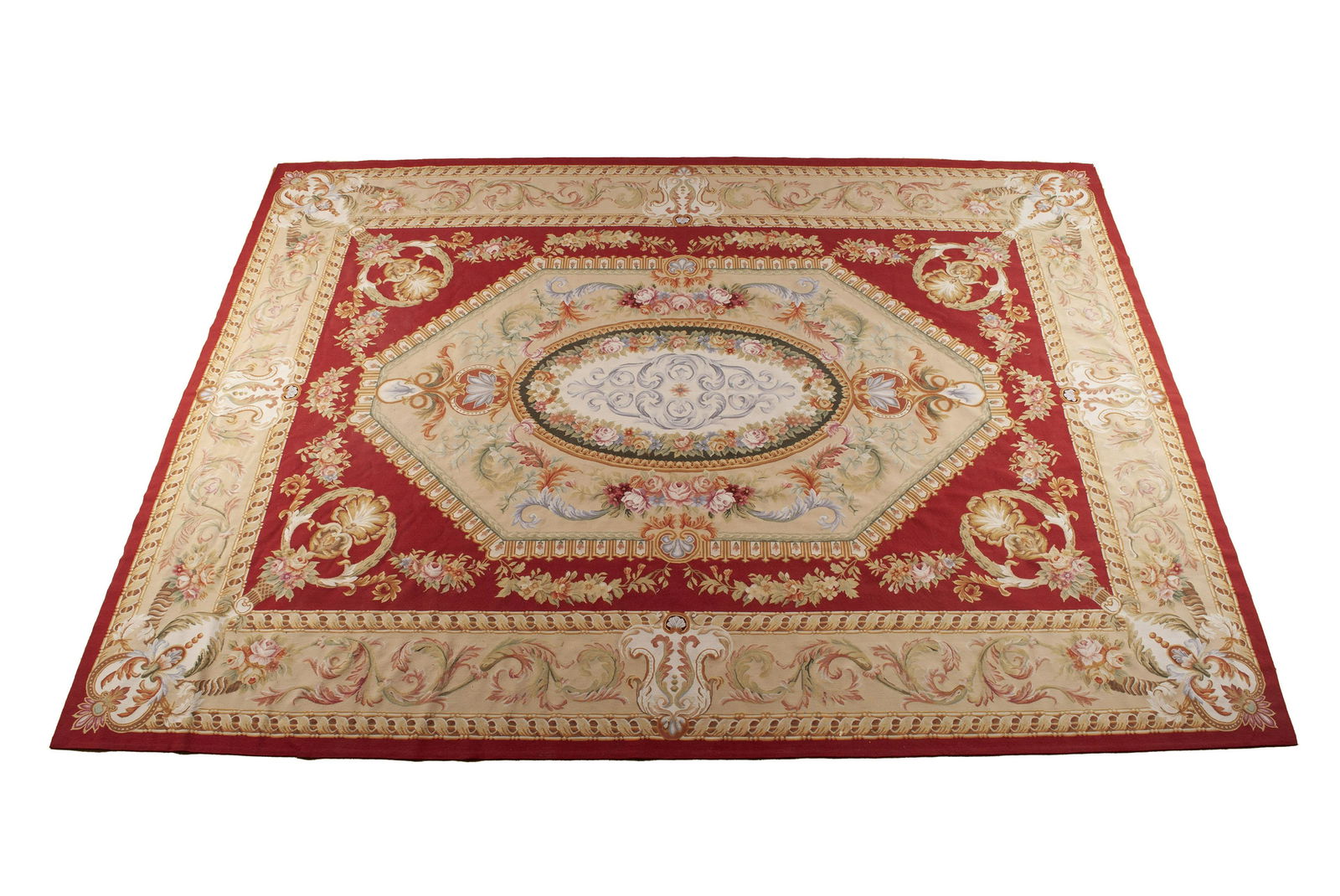 AUBUSSON NEEDLEPOINT RUG (1 of 6)