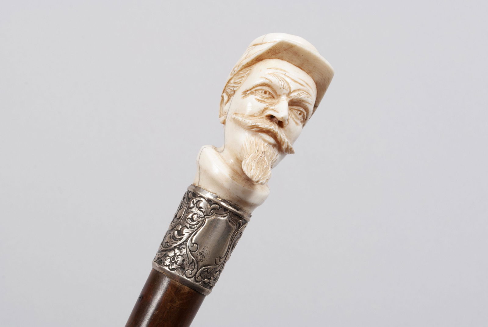 RARE CARVED CIVIL WAR SOLDIER WALKING STICK/CANE (1 of 5)