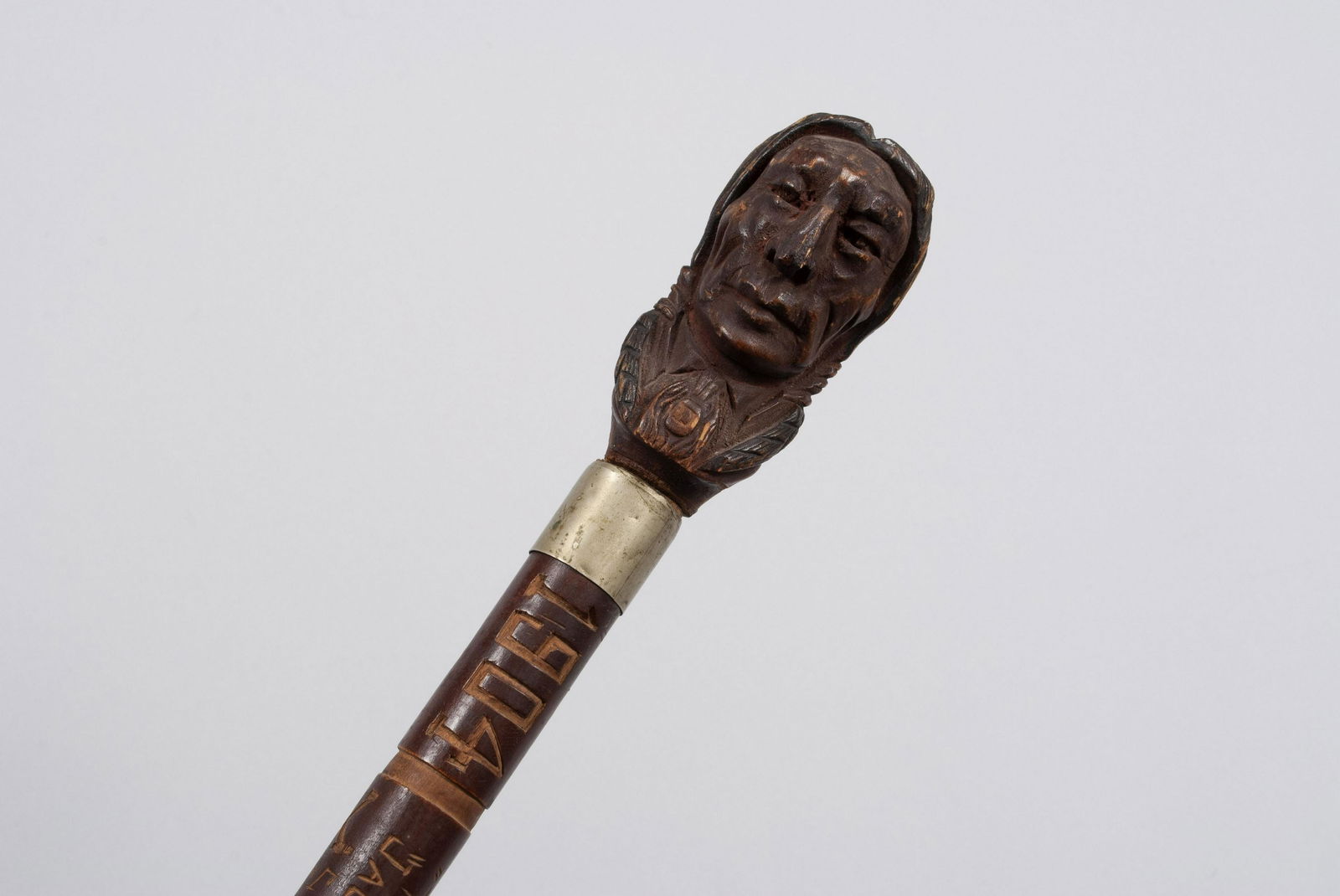 A 1904 DARTMOUTH SIGMA CHI FRATERNITY CANE (1 of 8)