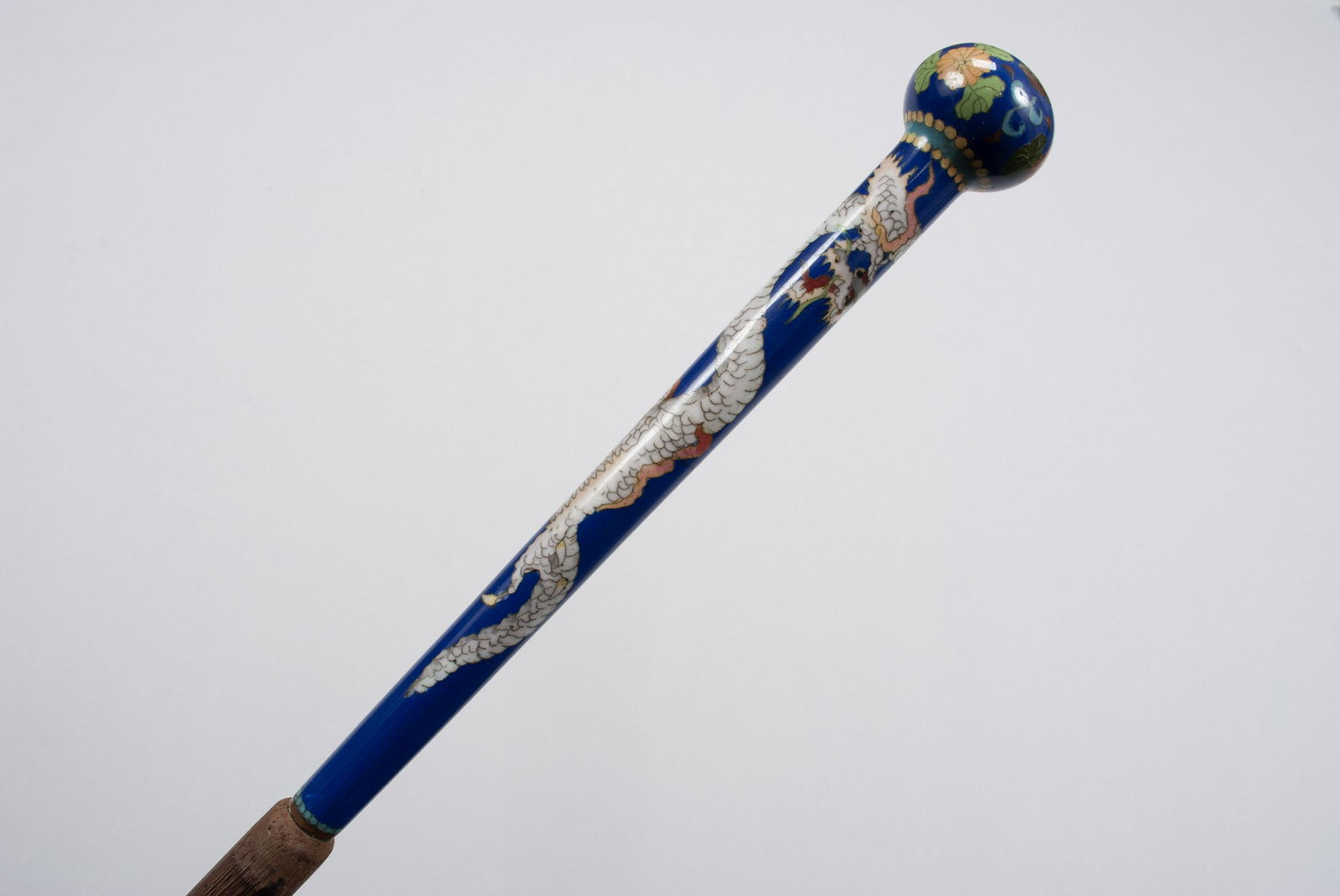 CLOISONNE DRAGON WALKING STICK/CANE (1 of 7)
