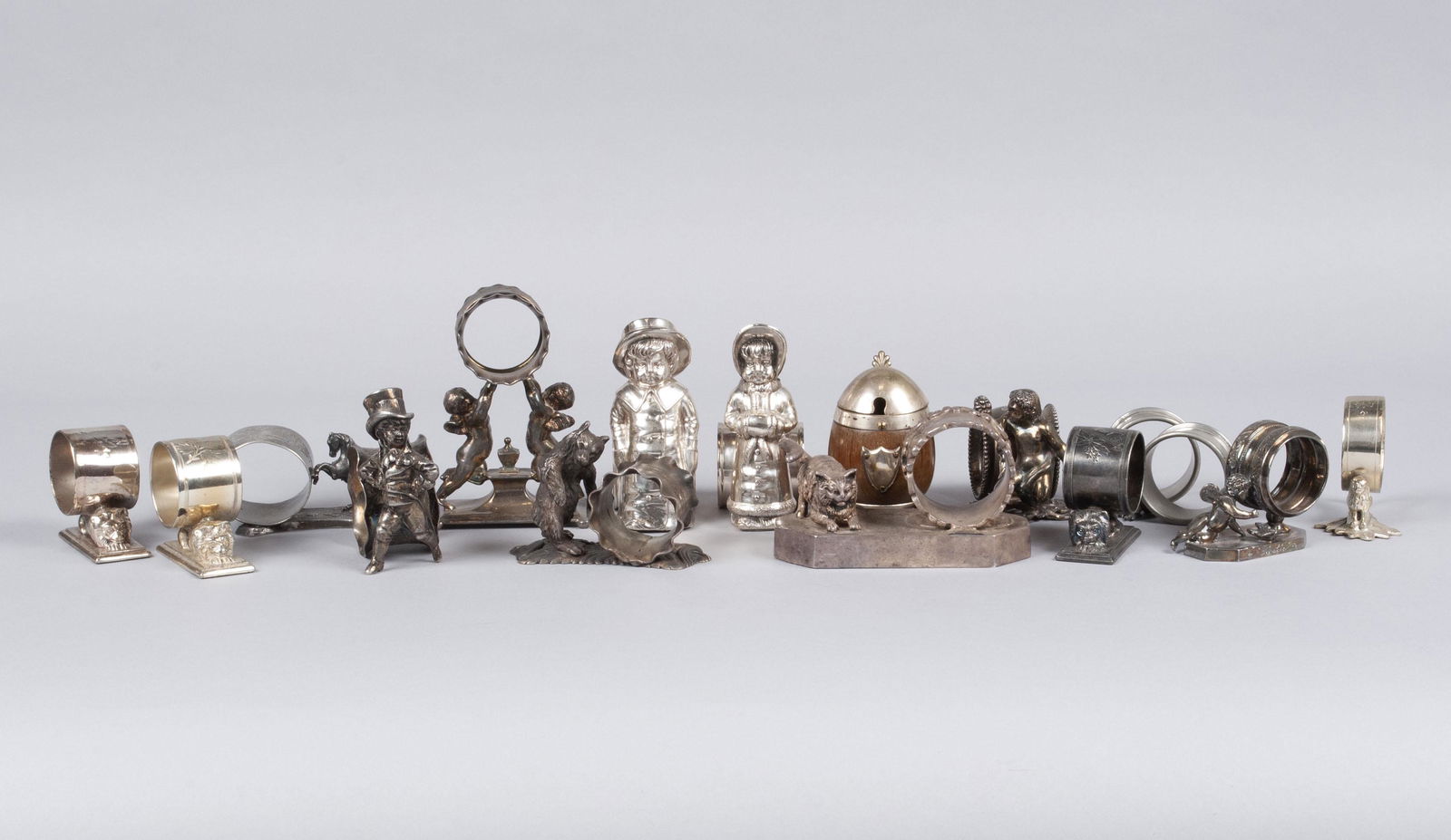 COLLECTION OF SIXTEEN (16) NAPKIN RINGS (1 of 5)